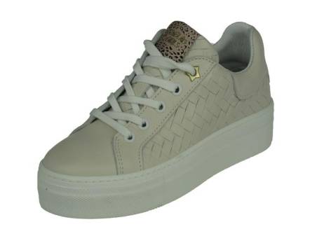Develab Girls Low Cut Sneaker Meisjesschoenen Maat 34 35 36 Beige Nappa