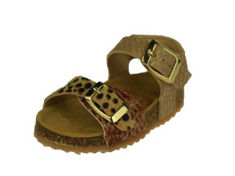 develab-sandaal-meisjesschoenen-maat-20-brown-combi(4495)
