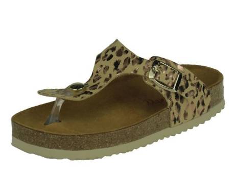 Develab Slipper Meisjesschoenen Maat 32 33 34 39 Beige Combi