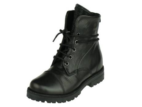 freesby-meisjes-veterboot-met-rits-meisjesschoenen-maat-31-32-33-35-37-38-zwart-strass(8975)