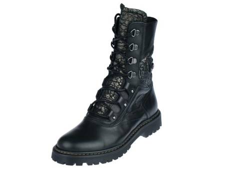 Giga Bikerboot Meisjesschoenen Maat 37 42 Tramonto Nero