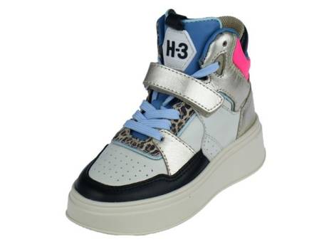 Hip Shoe Style High Top Sneaker Meisjesschoenen Maat 28 Platina Combi