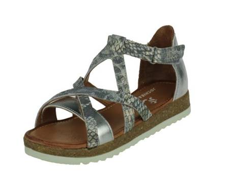 Jochie & freaks meisjes sandaal meisjesschoenen maat 32,37 zilver python
