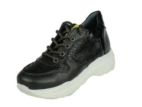 Lef Sneaker Meisjesschoenen Maat 37 40 Zwart Fantasie