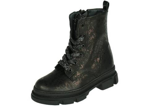 Little David Japan Meisjesschoenen Maat 25 30 Zwart Bordo