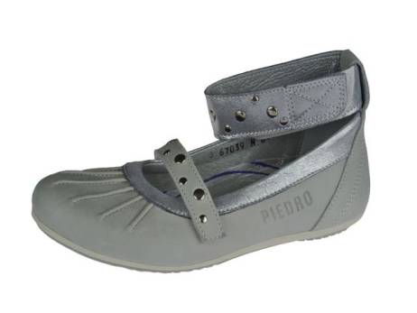 Piedro 67039n meisjesschoenen maat 36 grijs