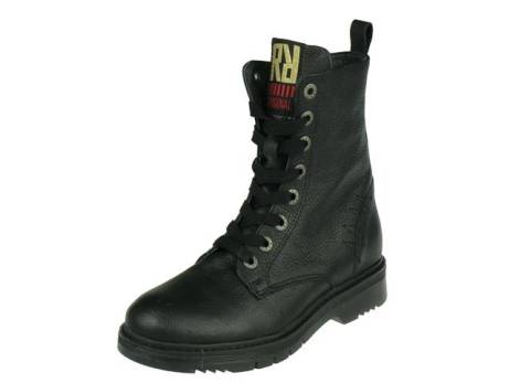 red-rag-meisjes-bikerboot-met-rits-meisjesschoenen-maat-34-40-zwart-nappa(9475)