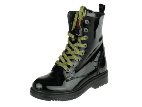 red-rag-meisjes-bikerboot-met-rits-meisjesschoenen-maat-40-zwart-patent(10475)