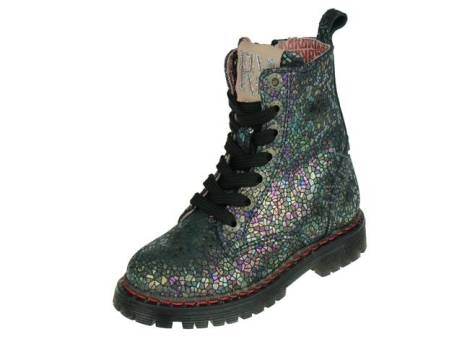 red-rag-meisjes-veterboot-meisjesschoenen-maat-25-28-29-multicolour-metallic(7975)