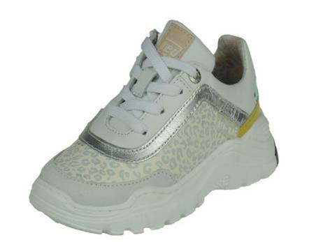 Red Rag Red Rag hippe meisjes Sneaker, met veter en rits meisjesschoenen maat 33 wit combi fantasy