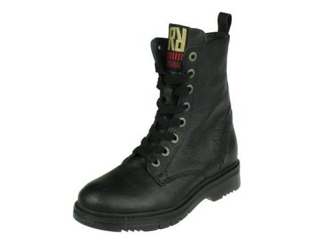 red-rag-red-rag-meisjes-bikerboot-met-rits-meisjesschoenen-maat-34-40-zwart-nappa(8475)