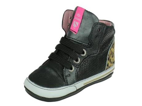 Shoesme Bp Leerloopshoen Meisjesschoenen Maat 21 Zwart