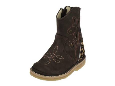 Shoesme Laarsje Meisjesschoenen Maat 22 23 24 25 26 27 28 Donker Brown