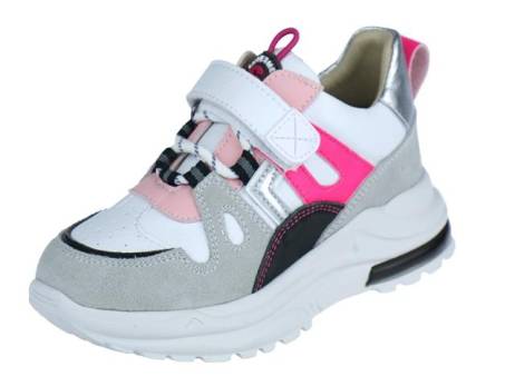 shoesme-trainer-meisjesschoenen-maat-28-29-30-31-32-33-34-35-wit-fuchsia(7995)