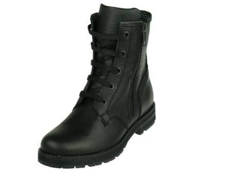simone-mathieu-simone-mathieu-meisjes-biker-boot-met-veter-en-rits-meisjesschoenen-maat-34-35-37-38-zwart-uni(6575)