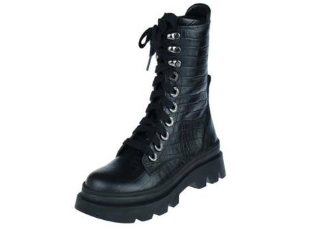 Twins Jill Meisjesschoenen Maat 35 36 38 40 Zwart Croco