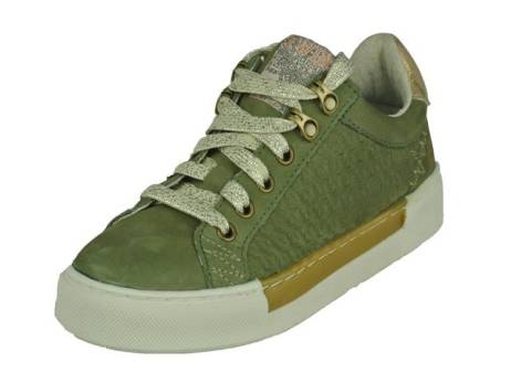 twins-lage-meisjes-veterschoen-meisjesschoenen-maat-33-khaki(7475)