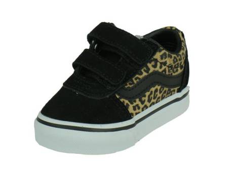 vans-td-ward-meisjesschoenen-maat-24-26-cheeta-zwart-wit(3495)