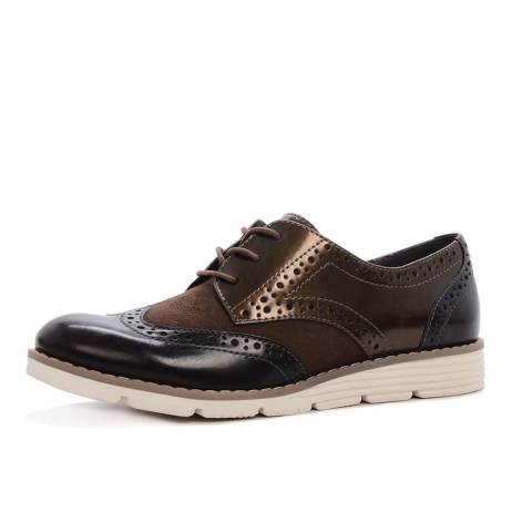 s-oliver-bruine-veterschoen-dames-maat-41(3995)