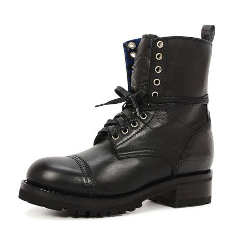 Sendra Biker Veterboots Zwart Maat 36