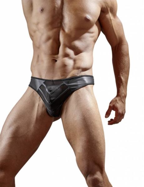 Wetlook semi-transparante herenstring M