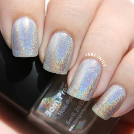 Hot Born Pretty 6ml 1Pc Glitter Holographic Nail Polish Shinny Holo Nail Varnish Lacquer with Hologram Effect 1# # 6399