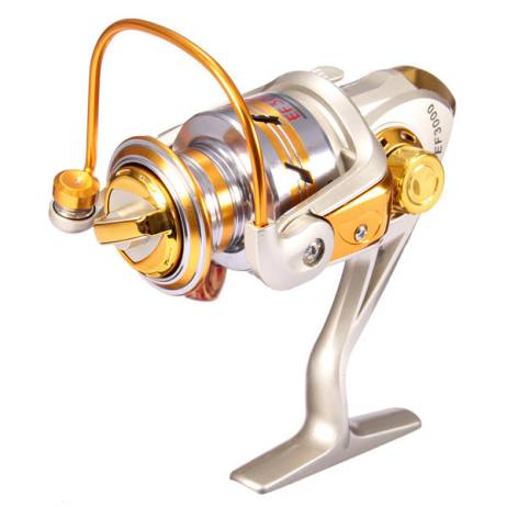 2015 New Arrival Hot 10 BB fish ratio 5.5:1 1000-5000 Series Spinning Fishing Reel crank handle Freshwater Saltwater