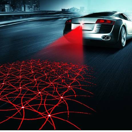 Car Styling Motorcycle Anti Collision Laser Tail Led car Fog Lights Auto Brake Parking Warning Lamps Car-Styling For BMW E46