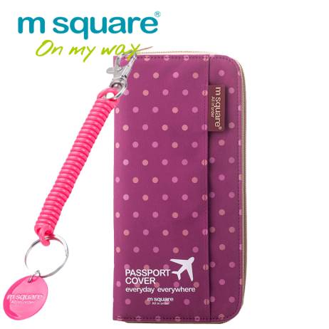 M Square Travel Passport Cover Women's Card Holder Passport Case Business Credit Card Holder The Cover Of The Passport Wallet