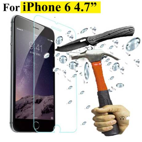 2.5D 0.3mm Premium Tempered Glass Screen Protector for iPhone 6 6s Toughened protective film For iPhone 6 4.7inch free shipping