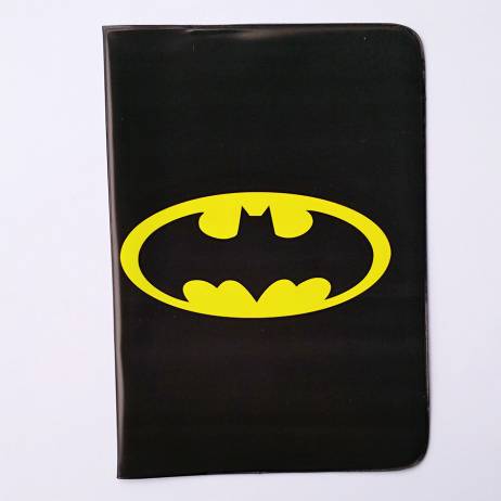 Cartoon Batman Passport Holder ID Card Holder 3D Design PVC Leather Business Card Bag Passport Cover 14*9.6CM