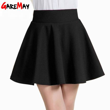Summer Short Skirt for Women 2016 All Fit Tutu Skirt White Back Color Women Clothing Short Skirts Faldas Ball Gown