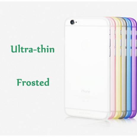 2pcs Genuine 0.3mm Ultra Thin Slim Matte frost Translucent Case For iPhone 6 6S 4.7inch Moblie Phone Protector Cover Skin Shell