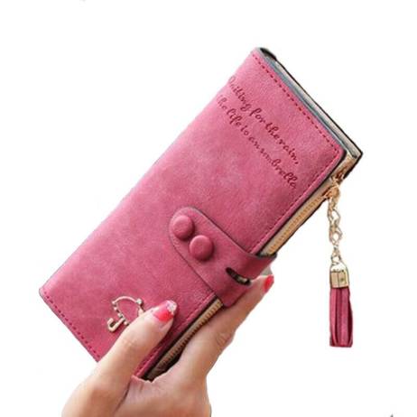 2016 Women Long Wallet Multi-functional Umbrella Zipper Female Wallet 7 Colors Handbag Clutch Card Holder High Quality Free N532