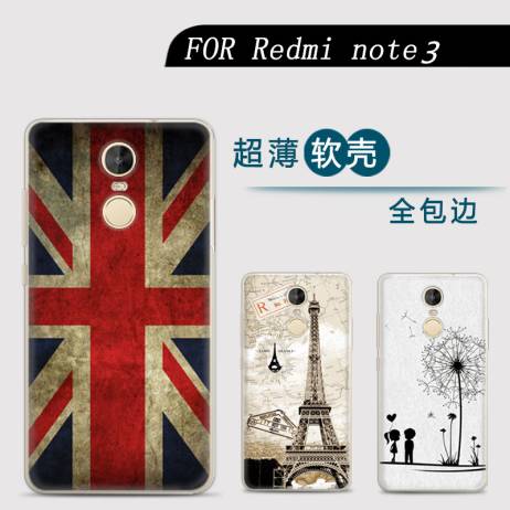 Phone case For XiaoMi Redmi Note 3 Case Cute Cartoon High Quality Painted TPU Soft Phone Case Silicone Skin Back Cover Shell