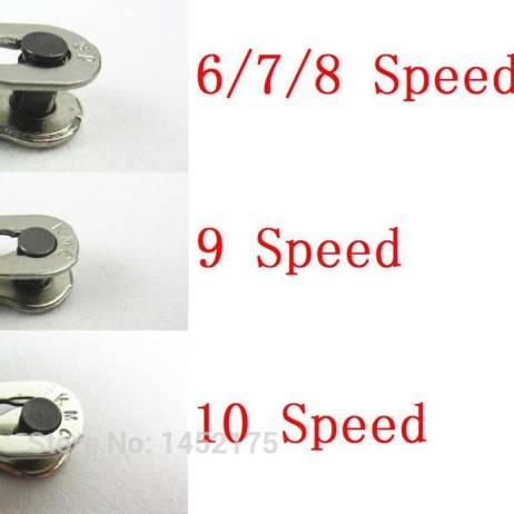 1 Pair 2pcs Bike Chains mountain road bike bicycle chain Connector for 6/7/8/9/10 Speed Quick Master Link Joint Chain bike parts