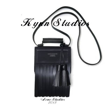2015 Acne Studios woman shoulder bag tassel genuine leather women bag superior cow leather ladys handbag,free shipping