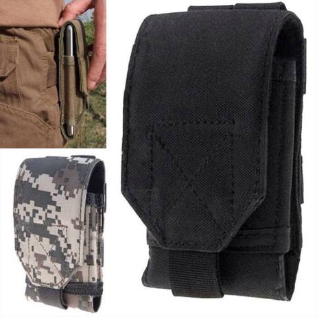 Discovery V9 Case New Outdoor Army Camo Camouflage Phone Bag Hook Loop Belt Pouch Holster Cover For Lenovo A7000 -Free Shipping