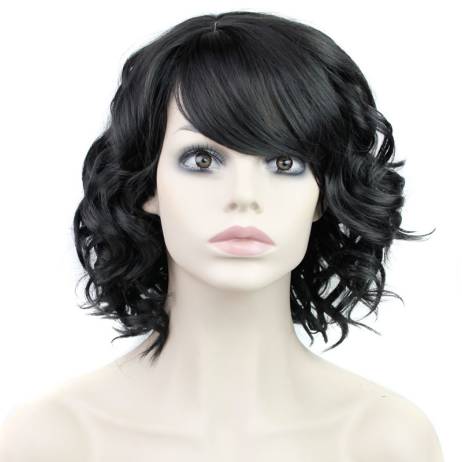 Blonde Full Wig for Women Fake Hair 16inch Cheap Wigs Short Curly Heat Resistant Synthetic False Hair Short Natural Women's Wigs