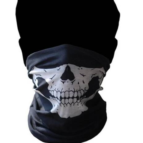 Outdoor Sports Riding Face Mask Skull Bandanas Halloween Cosplay Scarves Wicking Seamless Cycling Neck Tube Kerchief Scarf