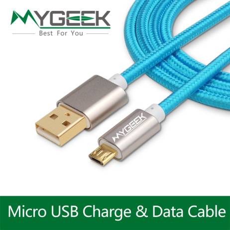 Micro usb Cable for Samsung galaxy HTC Xiaomi note MP3 25cm 2m Fast Charging Microusb 2a Cellphone Nylon Mini USB Charger Cable
