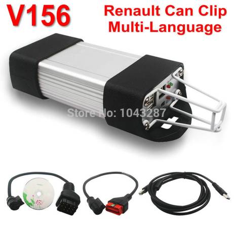 Newest Version V156 Renault Can Clip Professional Diagnostic Tool Supports Multi-Language Renault Can Clip for Renault Scanner