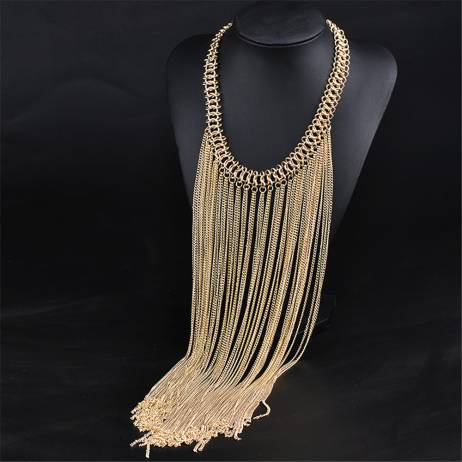 2016 Fashion wholesale necklace fine Jewellery long Tassel Vintage bohemian Ethnic Choker power maxi Statement Necklaces Women