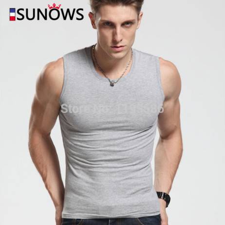 Men's Tank Tops Fashion 100% Cotton Brand Sport Sleeveless Undershirts For Male Bodybuilding Tank Tops White Casual Summer Vest