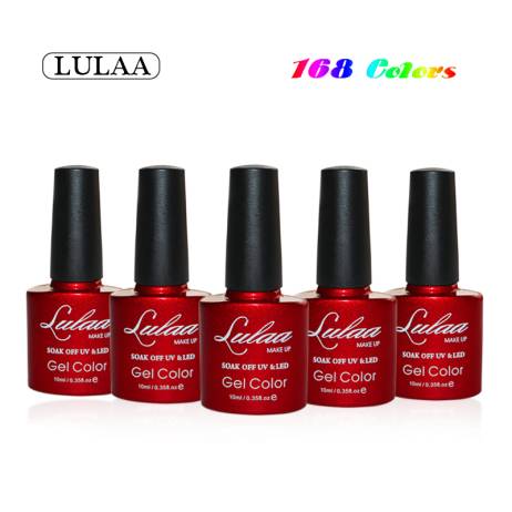Nail Gel Polish UV&LED Shining Colorful 168 Colors10ML Long lasting soak off Varnish cheap Manicure Color UV Gel Nail Polish