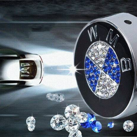 Car Air Freshener/Crystal Car Logo Original Perfume Air Conditioning Vent Perfume Alloy Plating Addition To Smell Perfume Folder