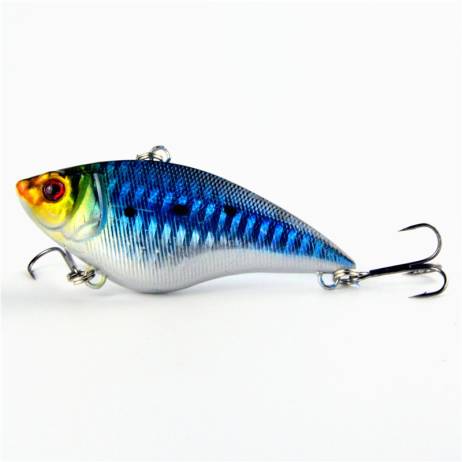1PCS Lifelike VIB Fishing Lure Medium Diver Tight Wobble Slow Floating 16g 7cm Hard Bait 5 Colors Available Swimbait