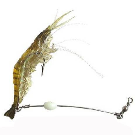 10CM 6G 3-Colors 5PCS Luminous Soft Lures ISCA Artificial Shrimp Lures/Hooks Wlures Soft Baits Soft Fishing Lures Fishing Baits