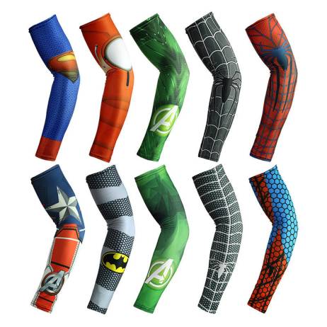 ARSUXEO Cycling Sleeves Printed Armwarmer MTB Bike Bicycle Sleeves Arm warmer UV Protection Sleeves Ridding Arm Sleeves XTN02