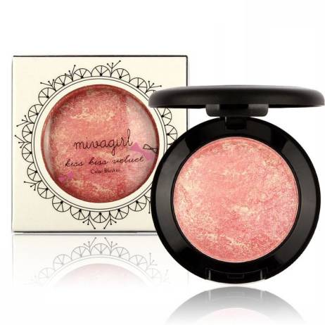 2015 Hot Professional MIVAGIRL Makeup Face Blush Powder Natural Blusher Palette Long-lasting Cosmetic Blush Palette 7 Colors
